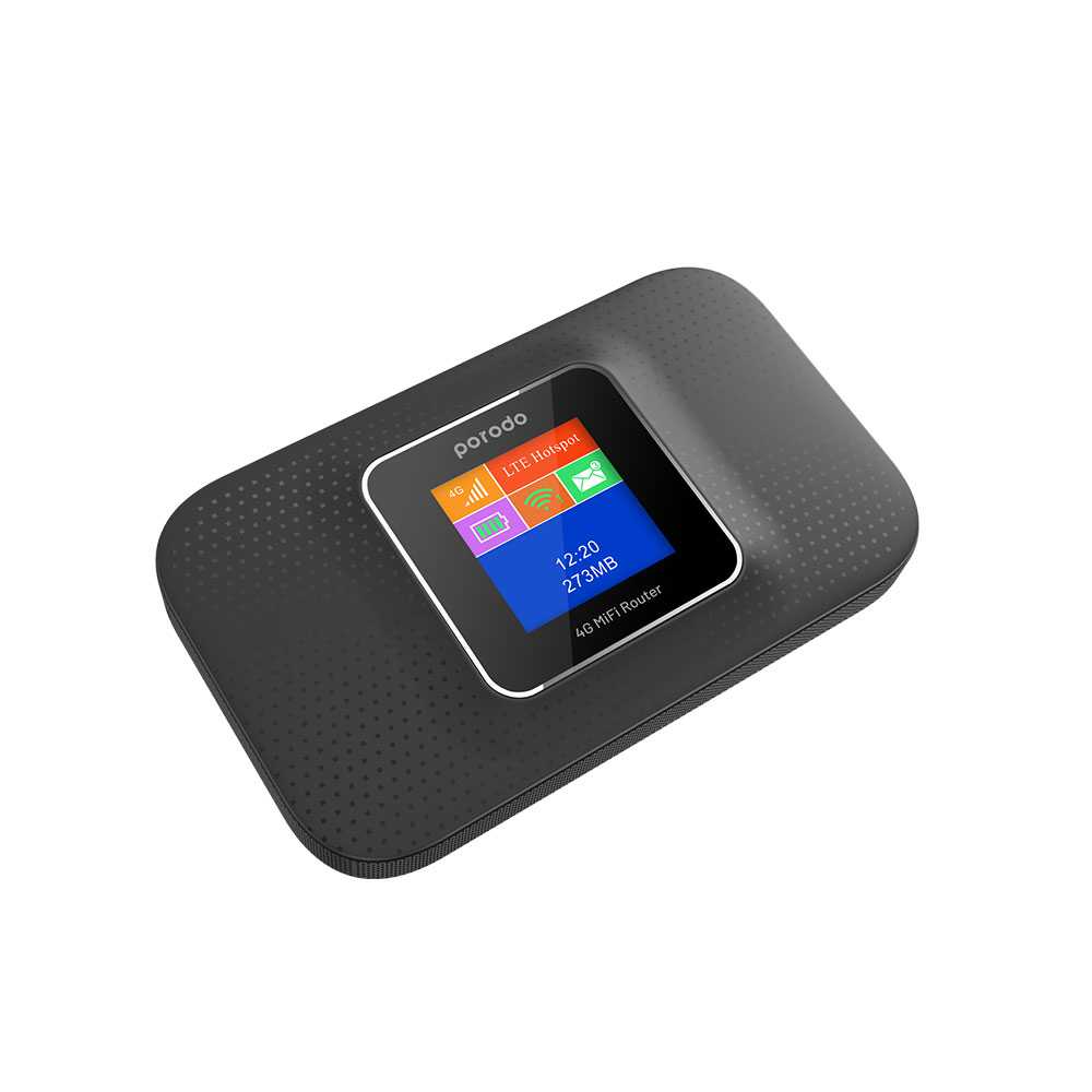 Porodo 4G LTE/3G Portable High-Speed Router Porodo 4G LTE/3G Portable High-Speed Router